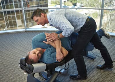 Dallas Sports Chiropractor Adjustment